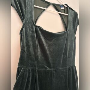 Old Navy Fit & Flare Velvet Jumpsuit